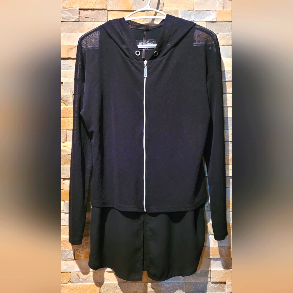 M/M FL Weekend black lightweight tunic Frank Lyman
